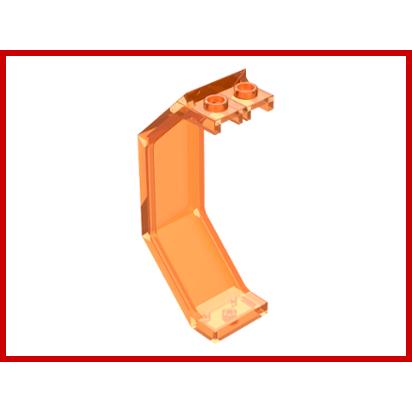 Panel 3 x 2 x 6 - Part - 2466 - Trans-Orange - used - Qty:1