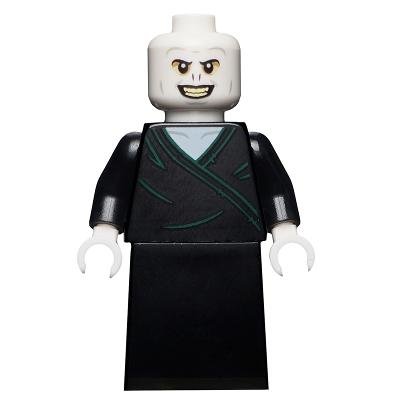 Lord Voldemort - White Head Black Skirt Smile with Teeth - Minifigure - New