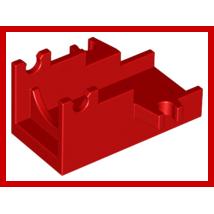 Projectile Launcher Part Cannon Base 2 x 4 - Part - 2527 - Red - used - Qty:1