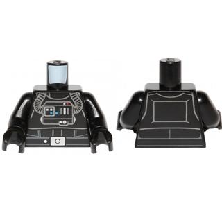 Torso SW TIE Pilot Detailed with Back Printing Pattern / Black Arms / Black Hands - Part - 973pb1329c01 - Black - used - Qty:1
