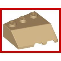 Wedge 3 x 3 Sloped Left - Part - 42862 - Bright Light Blue - new - Qty:1