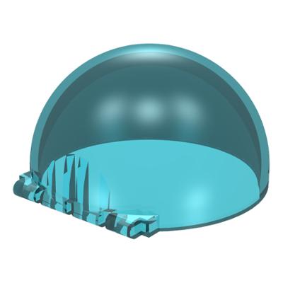 Windscreen 6 x 6 x 3 Canopy Dome Half Sphere with Hinge - Part - 30083 - Trans-Light Blue - used - Qty:1