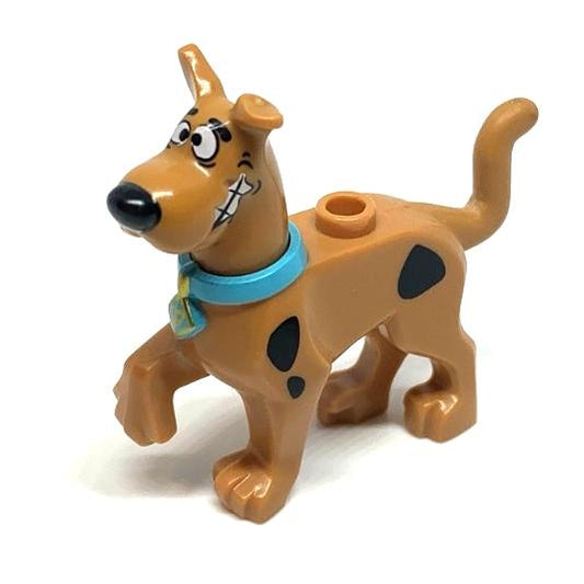 Dog Great Dane Scooby-Doo Walking with Medium Azure Collar Chattering Teeth Pattern - Part - 21042pb01c02 - Pick a color - used - Qty:1