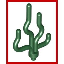 Plant Sea Grass / Seaweed - Part - 30093 - Dark Green - used - Qty:6