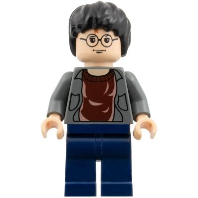 Harry Potter - Dark Bluish Gray Open Shirt Torso Dark Blue Legs - Minifigure - New