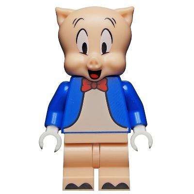 Porky Pig Looney Tunes (Minifigure Only without Stand and Accessories) - Minifigure