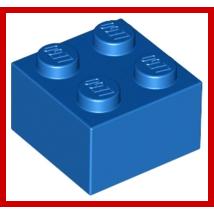 Brick 2 x 2 - Part - 3003 - Tan - new - Qty:2