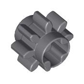 Technic Gear 8 Tooth - Part - 3647 - Light Bluish Gray - used - Qty:6