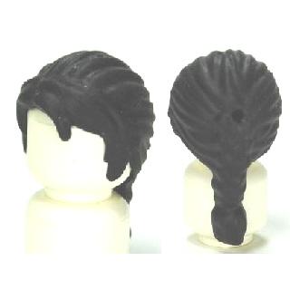 Mini Doll Hair Friends Long with Ponytail French Braided - Part - 11605 - Black - used - Qty:1