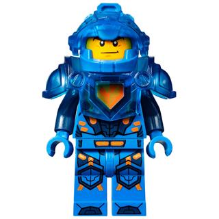 Clay Moorington - Blue Helmet Trans-Dark Blue Visor and Armor (Ultimate Clay) - Minifigure