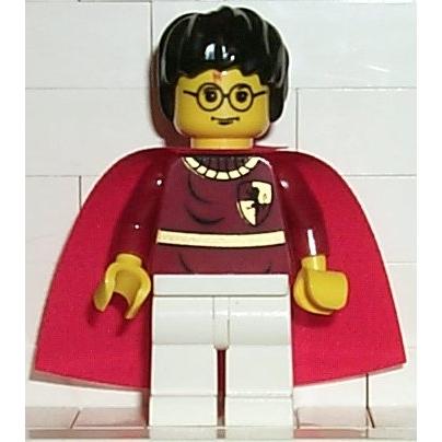 Harry Potter - Dark Red Quidditch Uniform with Red Cape - Minifigure - New