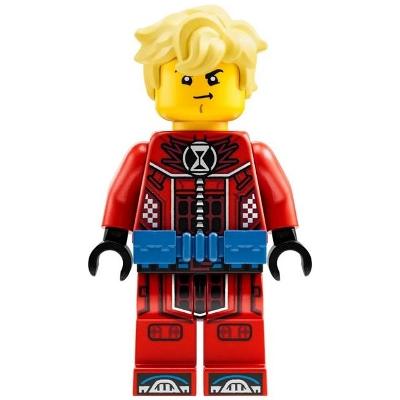 Cooper - Red Racing Suit Blue Utility Belt Hair - Minifigure - New