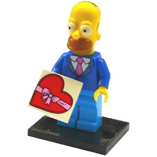 Date Night Homer The Simpsons Series 2 (Complete Set with Stand and Accessories) - colsim2-1 - Set - New