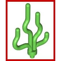 Plant Sea Grass / Seaweed - Part - 30093 - Bright Green - used - Qty:5