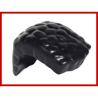 Minifigure Hair Wide Mohawk with Coiled Texture - Part - 27385 - Black - used - Qty:1
