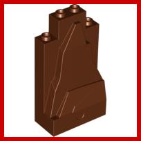 Rock Panel 2 x 4 x 6 - Part - 47847 - Reddish Brown - used - Qty:3
