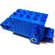 Pullback Motor 9 x 4 x 2 2/3 - Part - 47715c01 - Blue - used - Qty:1