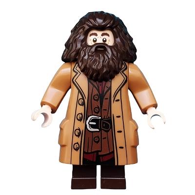 Rubeus Hagrid - Medium Nougat Topcoat with Buttons - Minifigure - New