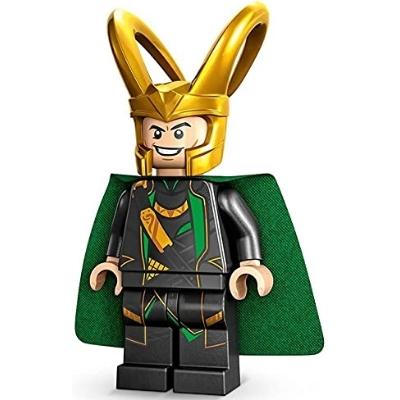 Loki - Pearl Dark Gray Suit Cloth Cape - Minifigure
