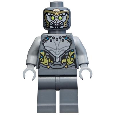 Chitauri - Dark Bluish Gray - Minifigure - Used