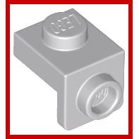 Bracket 1 x 1 - 1 x 1 - Part - 36841 - Bright Light Blue - new - Qty:2