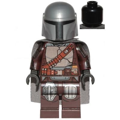The Mandalorian / Din Djarin / 'Mando' - Silver Beskar Armor Cape - Minifigure - New