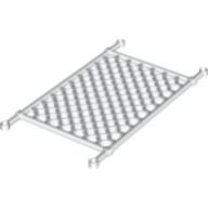 Net Plastic 8 x 14 Lattice - Flexible Rubber - Part - 30923 - White - used - Qty:1