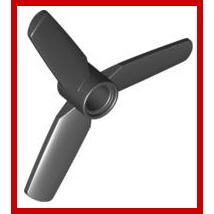 Propeller 3 Blade 5 Diameter - Part - 92842 - Black - used - Qty:22