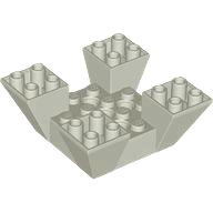 Slope Inverted 65 6 x 6 x 2 Quad with Cutouts - Part - 30373 - Light Gray - used - Qty:1