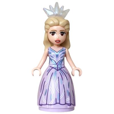 Glinda - Mini Doll Lavender Dress Wide Skirt Crown Tiara - Minifigure - New
