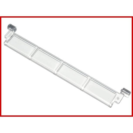 Garage Roller Door Section without Handle - Part - 4218 - Trans-Clear - used - Qty:4