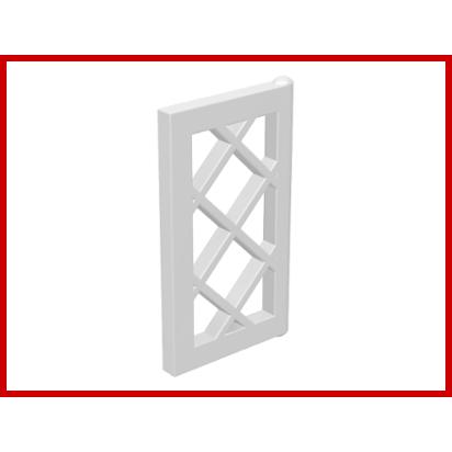 Pane for Window 1 x 2 x 3 Lattice - Part - 2529 - White - used - Qty:1