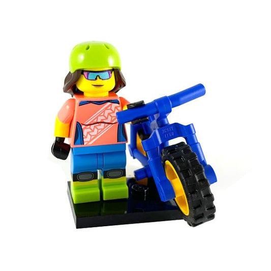 Mountain Biker Series 19 (Complete Set with Stand and Accessories) - col19-16 - Set - New