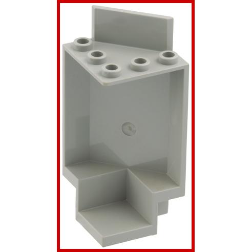 Panel 3 x 3 x 6 Corner Wall - Part - 2345 - Dark Gray - used - Qty:1