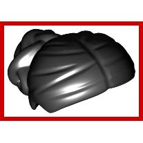 Minifigure Hair Female with Elaborate Knot Bun - Part - 13251 - Black - used - Qty:1