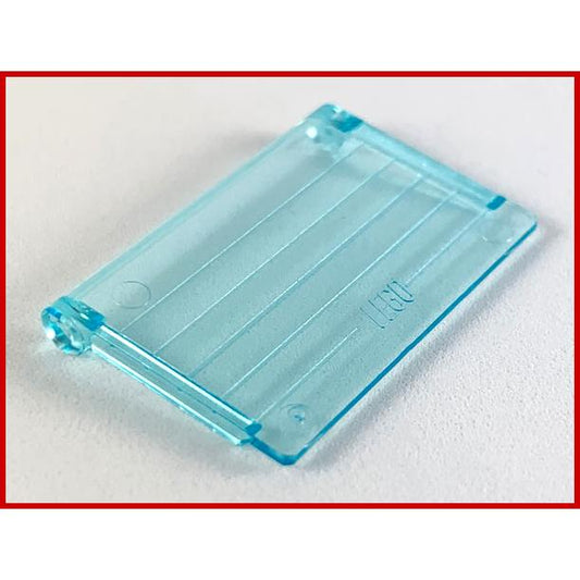 Glass for Hinge Car Roof 4 x 4 Sunroof with Ridges - Part - 2348b - Trans-Light Blue - used - Qty:3