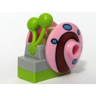Snail SpongeBob SquarePants with Bright Pink Shell (Gary) - Brick Built - Part - bob018 -  - used - Qty:1