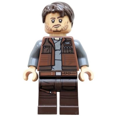Cassian Andor - Reddish Brown Vest - Minifigure - New