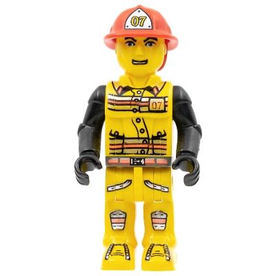 Fireman in Hat #07 - Minifigure - Used