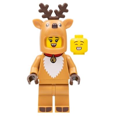 Reindeer Costume Series 23 (Minifigure Only without Stand and Accessories) - Minifigure