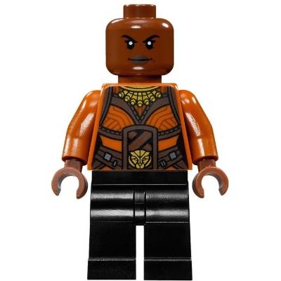 Okoye - Dark Orange Top - Minifigure - Used
