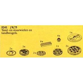 Gear Rack and Wheels - Set - 5241-1